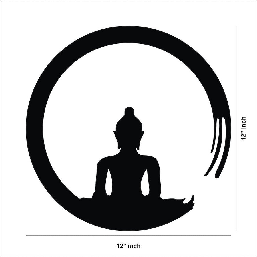 Lord Buddha Focused MDF Wall Art
