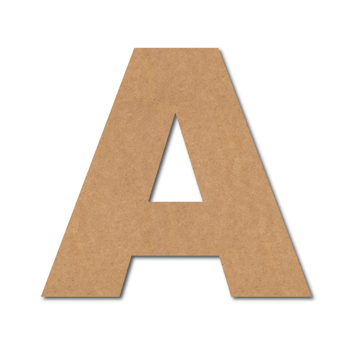 Teak Tale Alphabet Monogram Cutout MDF Design 1