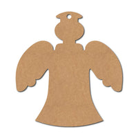 Angel Christmas Ornament Cutout MDF Design 1