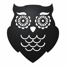 Black Owl Cutout Wall Art