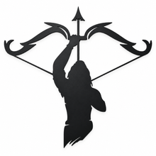 Black Silhouette Rama Wall Art