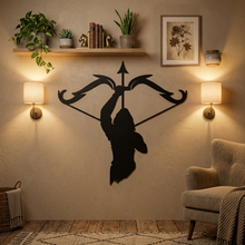Black Silhouette Rama Wall Art
