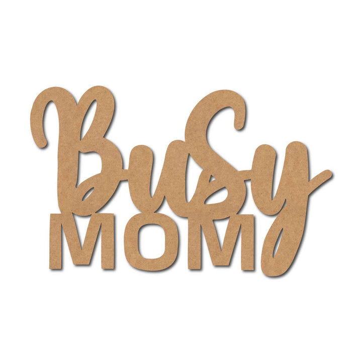 Teak Tale Busy Mom Cutout MDF Design 1