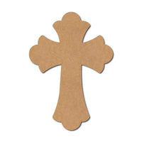 Christian Cross Cutout MDF Design 4