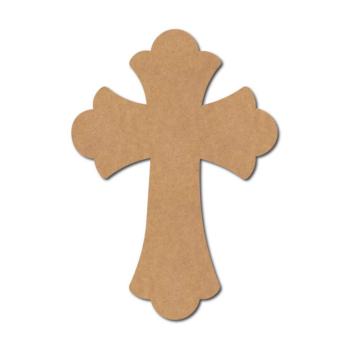 Christian Cross Cutout MDF Design 4