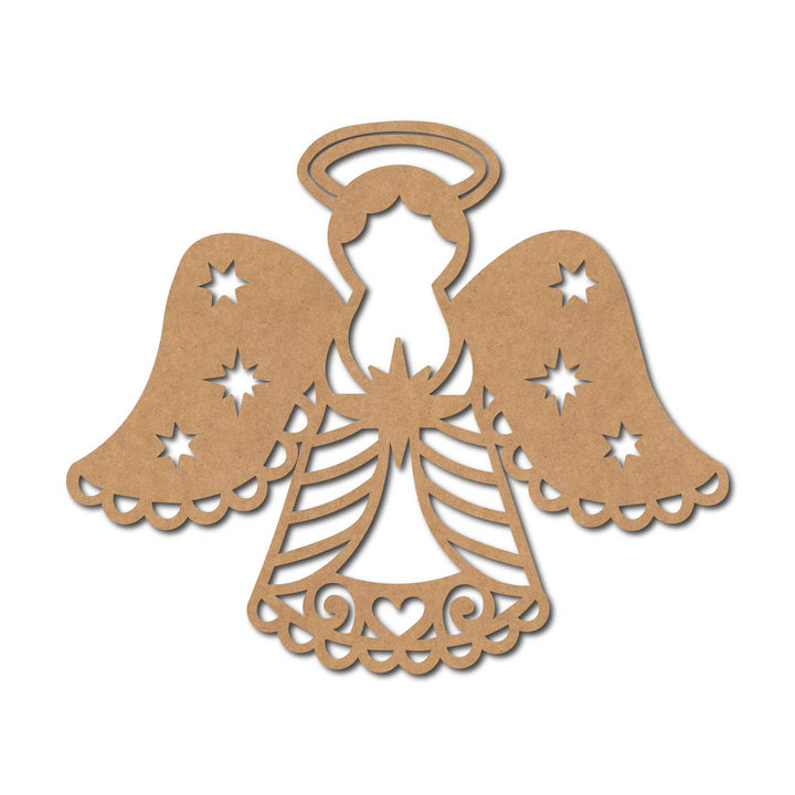 Christmas Angel Cutout MDF Design 5