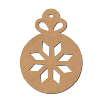 Christmas Ornament Cutout MDF Design 16