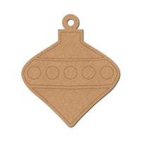 Christmas Ornament Pre Marked MDF Design 4