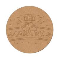 Christmas Pre Marked Round MDF Design 2