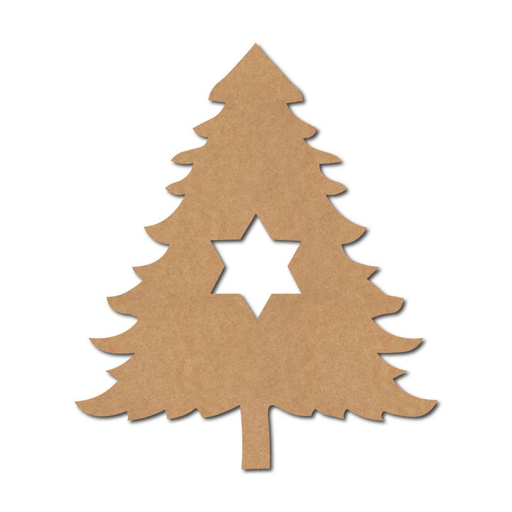 Christmas Tree Cutout MDF Design 5