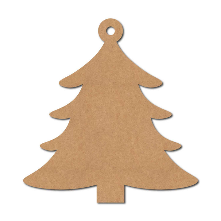 Christmas Tree Ornament Cutout MDF Design 2