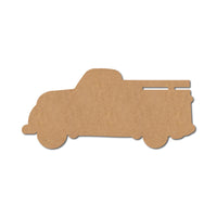 Christmas Truck Cutout MDF Design 1