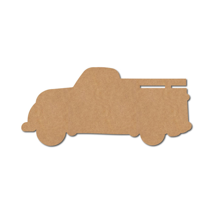 Christmas Truck Cutout MDF Design 1