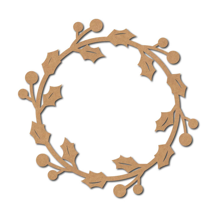 Christmas Wreath Cutout MDF Design 11