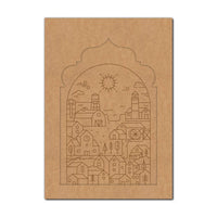 City View Jharokha Pre Marked MDF Design 1