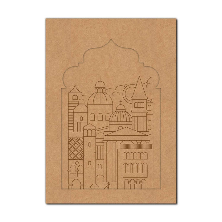 City View Jharokha Pre Marked MDF Design 2