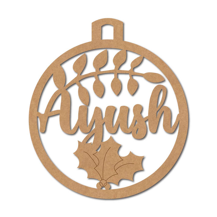 Customized Christmas Ornament Pre Marked MDF Design 1