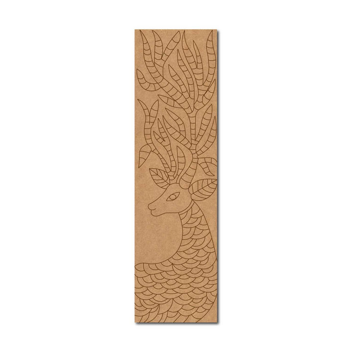 Deer Bookmark Pre Marked MDF Design 2