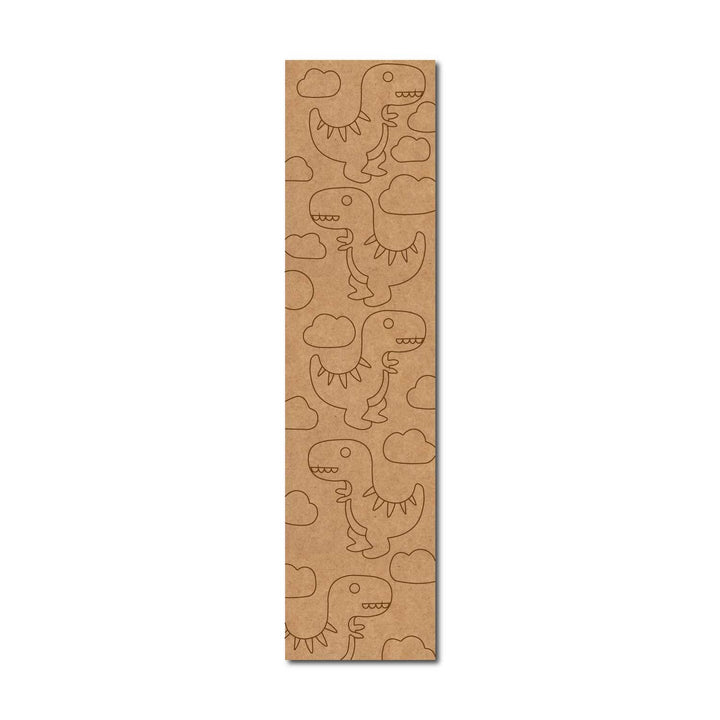 Dinosaur Bookmark Pre Marked MDF Design 1