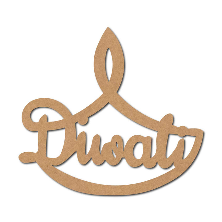 Diwali Diya Cutout MDF
