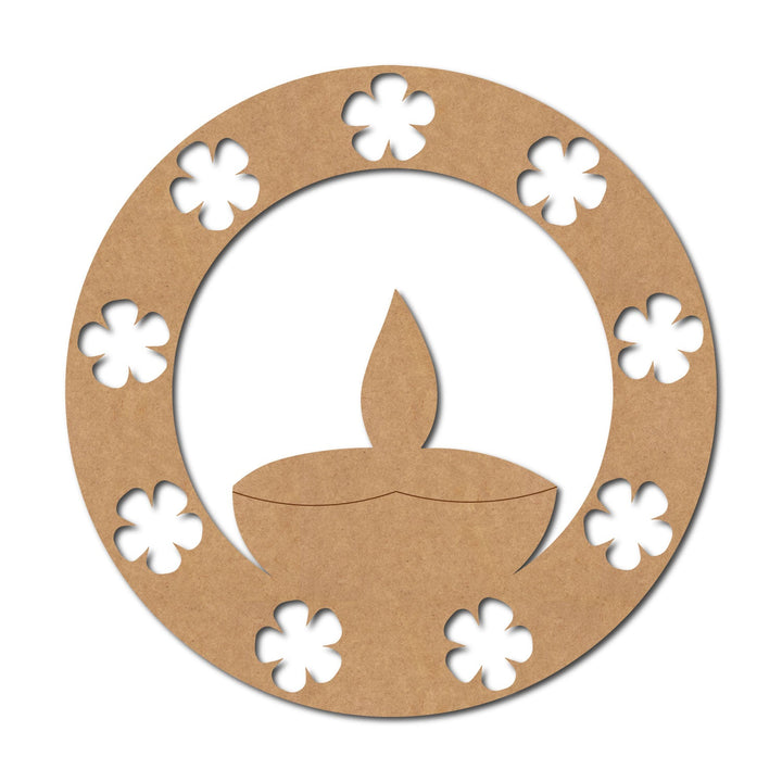 Diya Base Cutout MDF