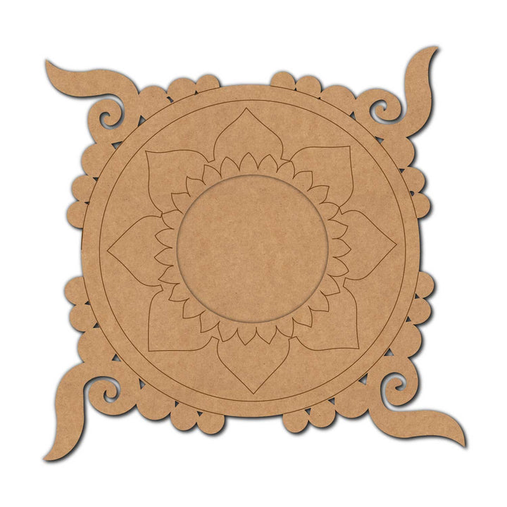 Diya Tealight Holder Pre-Marked MDF
