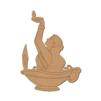 Diya Woman Pre-Marked MDF