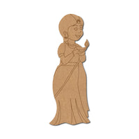 Diya Woman Pre-Marked MDF
