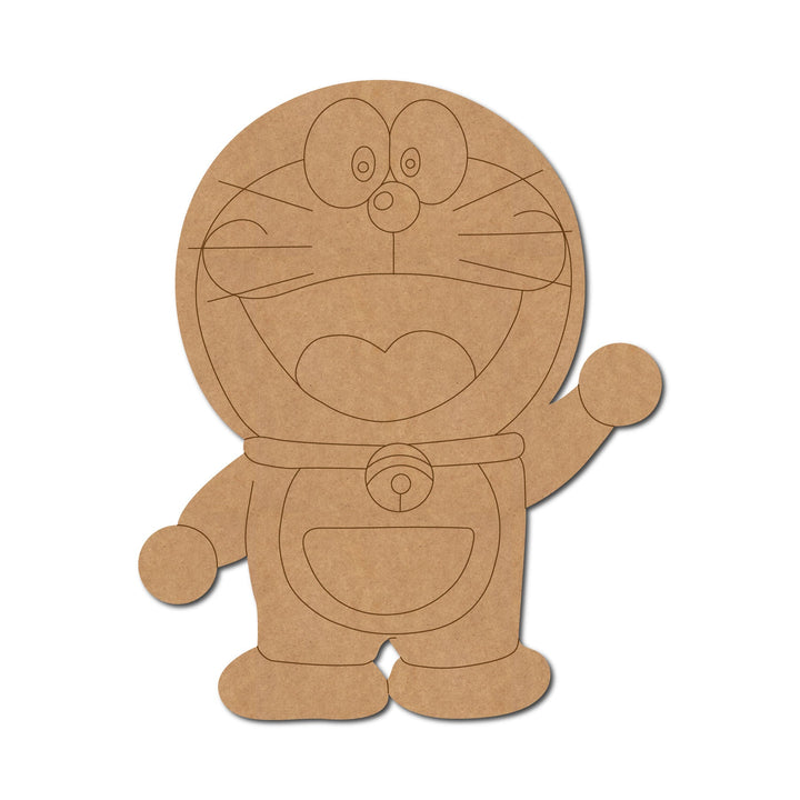 Doraemon Pre-Marked MDF Craft Base