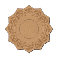 Elephant Pre-Marked MDF Diya Tealight Holder