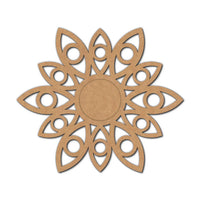 Evil Eye Diya Tealight Holder MDF
