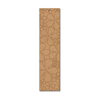 Floral Bookmark Pre Marked MDF Design 2