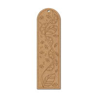 Floral Bookmark Pre Marked MDF Design 4