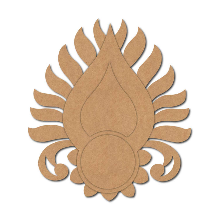 Floral Diya Tealight Holder MDF