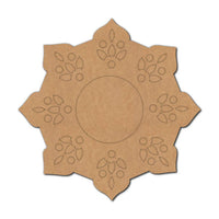 Floral Diya Tealight Holder MDF
