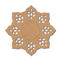 Floral Diya Tealight Holder MDF