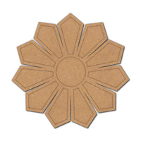 Floral Diya Tealight Holder MDF
