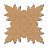 Floral Pre-Marked MDF Diya Tealight Holder