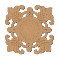 Floral Pre-Marked MDF Diya Tealight Holder