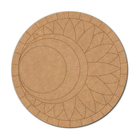 Floral Pre-Marked MDF Diya Tealight Holder