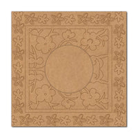 Floral Pre-Marked MDF Diya Tealight Holder