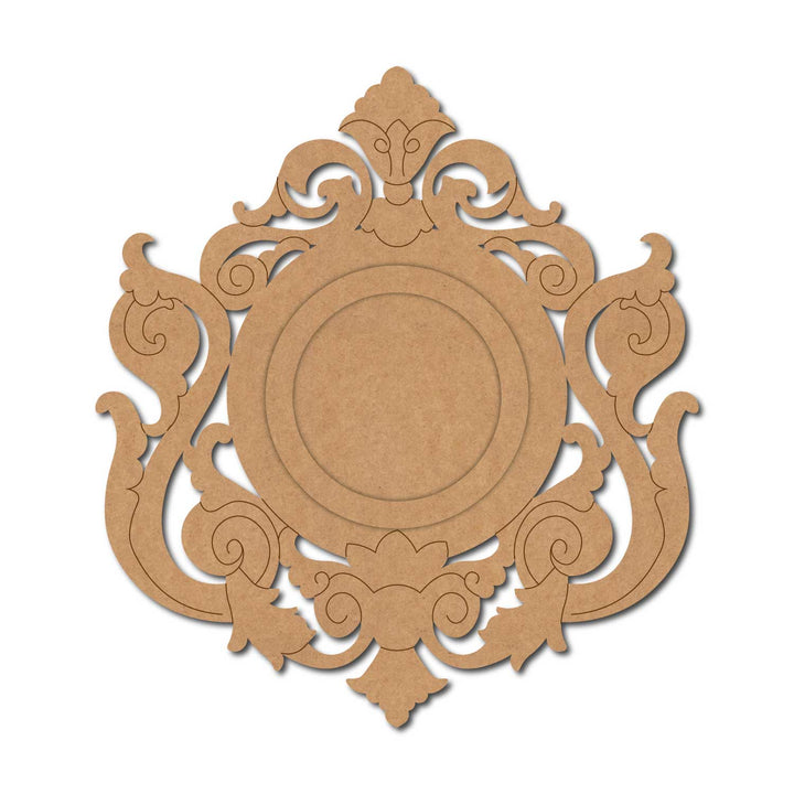 Floral Pre-Marked MDF Diya Tealight Holder