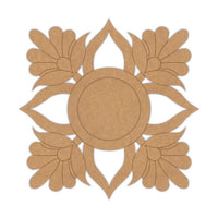 Floral Pre-Marked MDF Diya Tealight Holder