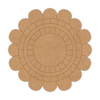 Floral Pre-Marked MDF Diya Tealight Holder