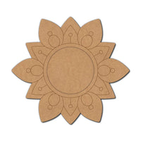 Floral Pre-Marked MDF Diya Tealight Holder