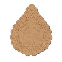 Floral Pre-Marked MDF Diya Tealight Holder