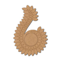 Floral Pre-Marked MDF Diya Tealight Holder