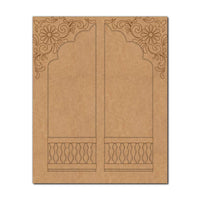 Floral Jharokha Pre Marked MDF Design 5