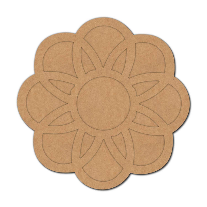 Flower Diya Tealight Holder MDF
