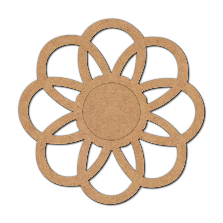 Flower Diya Tealight Holder MDF